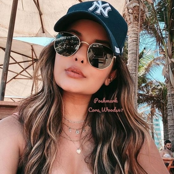 RayBan Hexagonal Black Lenses RB3548N Gold Frame Unisex New - Picture 13 of 16